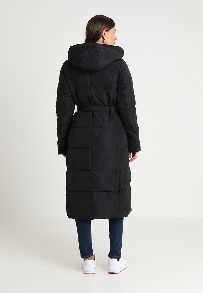 Manteaux Anna Field LONG WITH HOOD Noir Femme | XHN-6558920